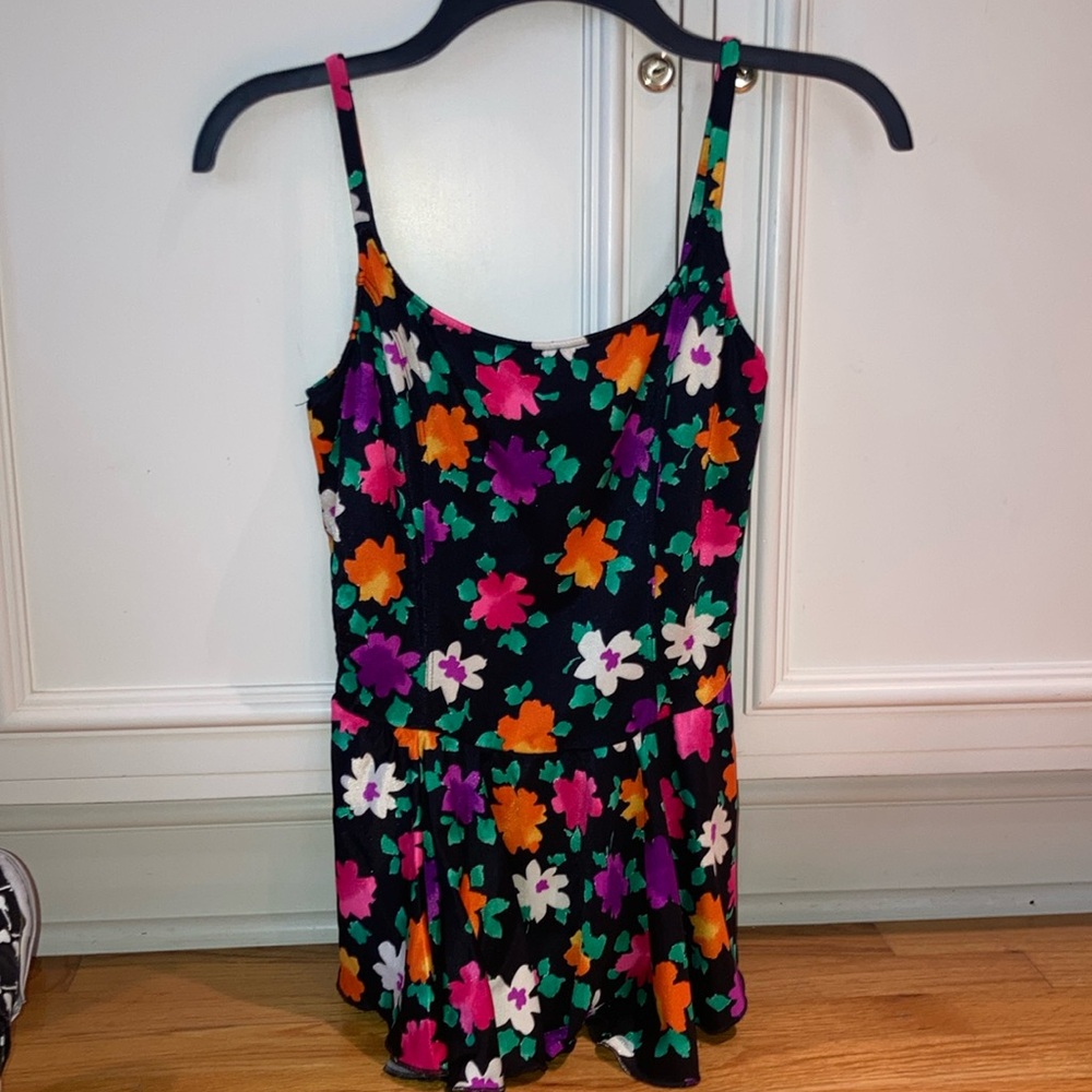 Women’s one piece skirted swimsuit. Maxine of Hollywood.